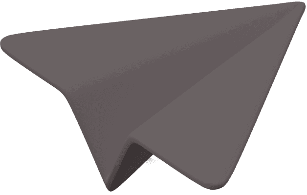 Brown paper airplane