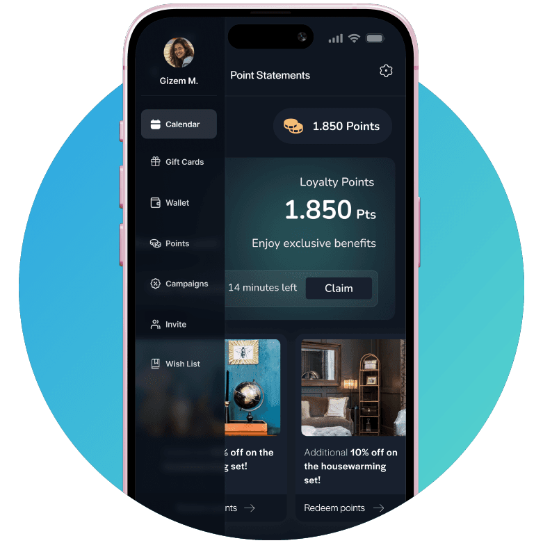 Looyti app in phone mockup